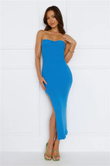 Fabulously You Midi Dress Blue