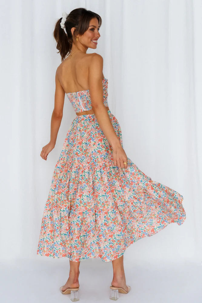 So Particular Maxi Skirt Floral