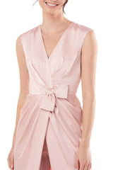 Kay Unger 5545927 Soft Blush 2 Long Sleeveless Formal Jumpsuit