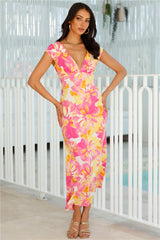 For The Season Maxi Dress Pink