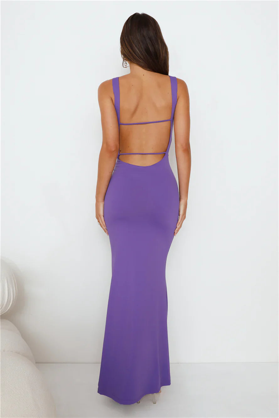 RUNAWAY Madoni Maxi Dress Purple