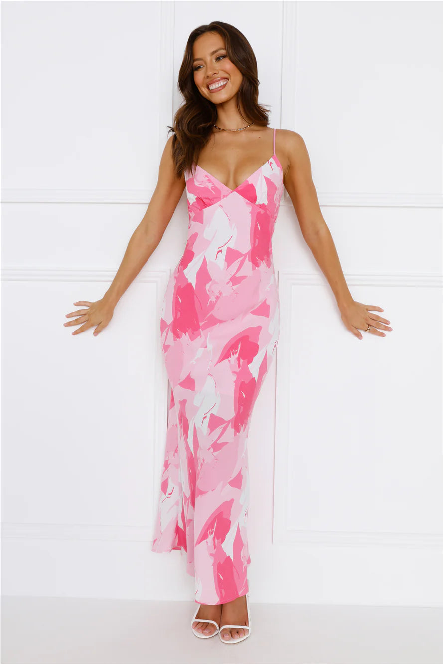 Soft Music Maxi Dress Pink