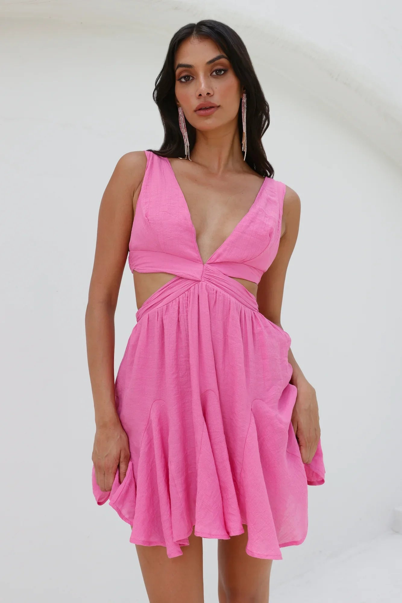 Exciting Season Mini Dress Pink