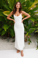 Luxurious Touch Maxi Dress White