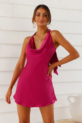 Proud Friend Dress Fuchsia