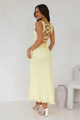 Natural Glow Maxi Dress Yellow