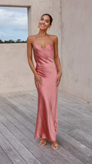 Gisella Maxi Dress - Baked Rose