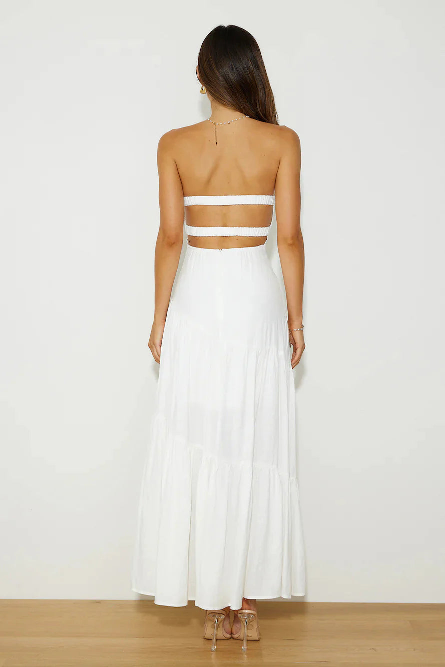 Summer Girl Maxi Dress White