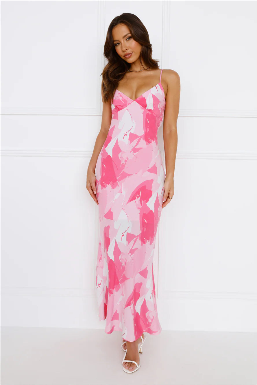 Soft Music Maxi Dress Pink